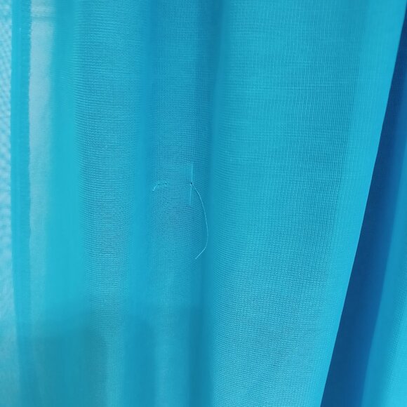 B. Smart Blue Strapless Ombre Prom Party Gala Maxi Dress Juniors Size 1 FLAW - Picture 4 of 5